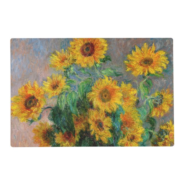 Claude Monet - Bouquet of Sunflowers Placemat (Front)