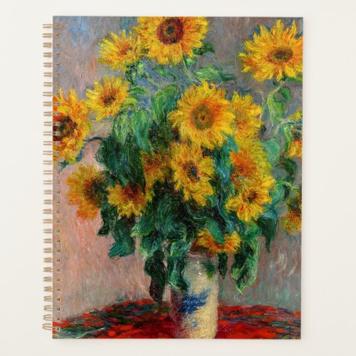 Claude Monet _ Bouquet of Sunflowers Planner