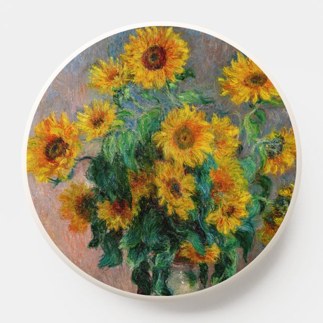 Claude Monet - Bouquet of Sunflowers PopSocket (Popsocket)