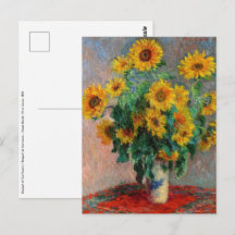 Claude Monet - Bouquet of Sunflowers