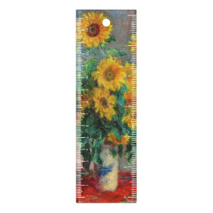 Claude Monet - Bouquet of Sunflowers Ruler