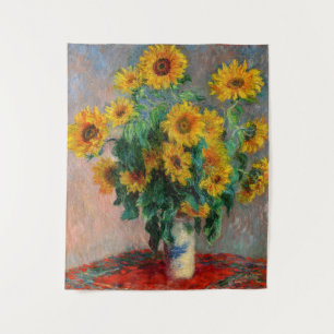 Claude Monet - Bouquet of Sunflowers Tapestry
