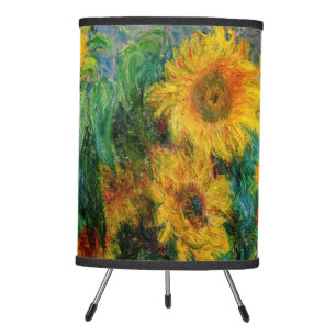 Claude Monet - Bouquet of Sunflowers Tripod Lamp