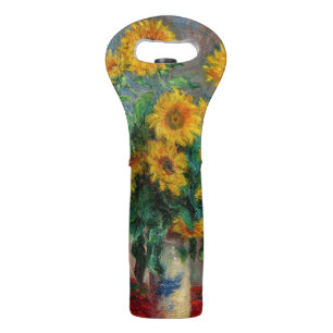 Claude Monet - Bouquet of Sunflowers Wine Bag