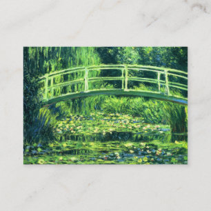 Claude Monet: Bridge Over a Pond of Water Lilies Business Card