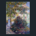 Claude Monet Camille in the Garden at Argenteuil Poster<br><div class="desc">Camille Monet walks through a garden in Argenteuil near Paris,  France.</div>