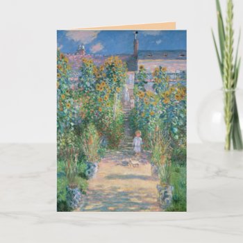 Claude Monet Card by Ladiebug at Zazzle