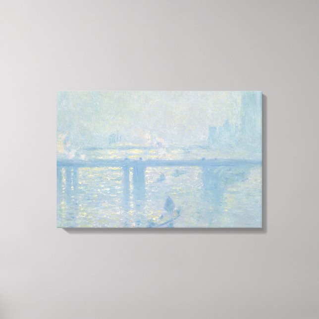 Claude Monet - Charing Cross Bridge Canvas Print (Front)