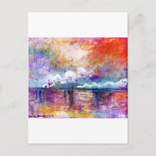 Claude Monet Charing Cross Bridge Postcard