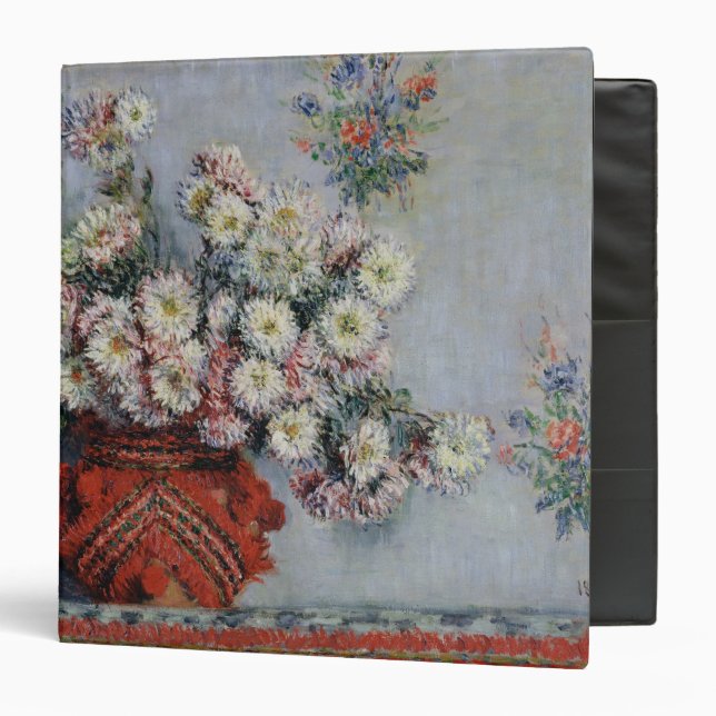 Claude Monet | Chrysanthemums, 1878 Binder (Front/Inside)