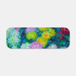 Claude Monet "Chrysanthemums" 1, Metal Sign