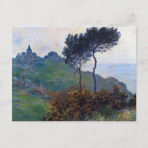 Claude Monet Church at Varengeville Postcard