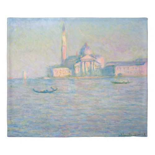 Claude Monet _ Church of San Giorgio Maggiore Duvet Cover