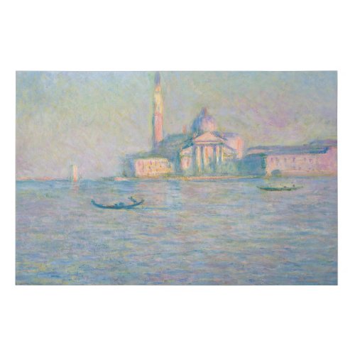 Claude Monet _ Church of San Giorgio Maggiore Faux Canvas Print