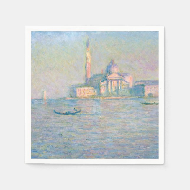 Claude Monet - Church of San Giorgio Maggiore Napkins (Front)