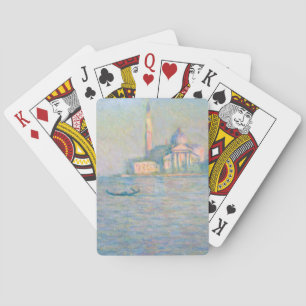 Claude Monet - Church of San Giorgio Maggiore Poker Cards