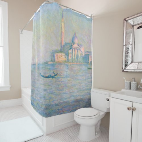Claude Monet _ Church of San Giorgio Maggiore Shower Curtain