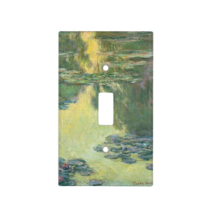 Claude Monet Classic Painting, Waterlilies (1907) Light Switch Cover