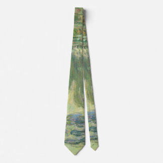 Claude Monet Classic Painting, Waterlilies (1907) Neck Tie