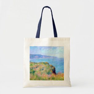 Claude Monet: Cliff Near Pourville Tote Bag