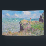 Claude Monet - Cliff Walk at Pourville Banner<br><div class="desc">Cliff Walk at Pourville / Promenade sur la falaise,  Pourville - Claude Monet,  1882</div>