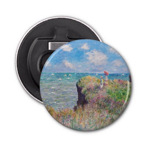 Claude Monet _ Cliff Walk at Pourville Bottle Opener