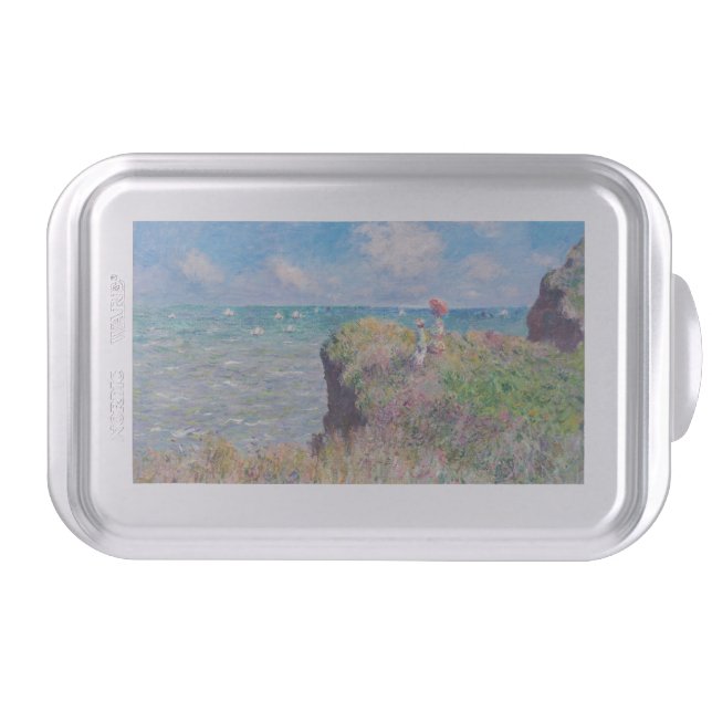 Claude Monet - Cliff Walk at Pourville Cake Pan (Front)