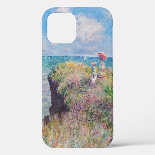 Claude Monet _ Cliff Walk at Pourville iPhone 12 Case