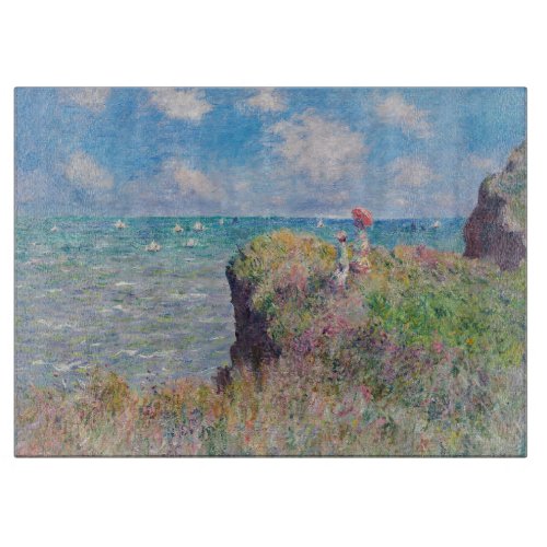 Claude Monet _ Cliff Walk at Pourville Cutting Board