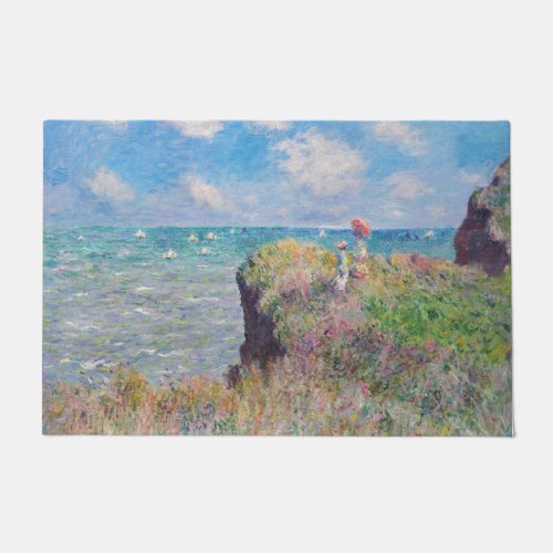 Claude Monet _ Cliff Walk at Pourville Doormat