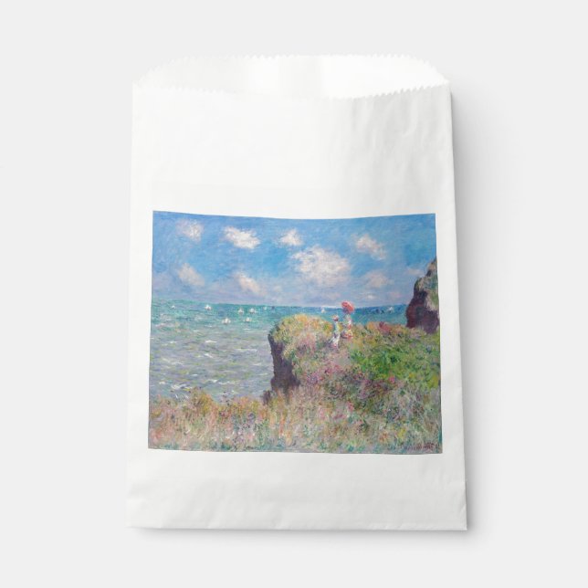 Claude Monet - Cliff Walk at Pourville Favor Bag (Front)
