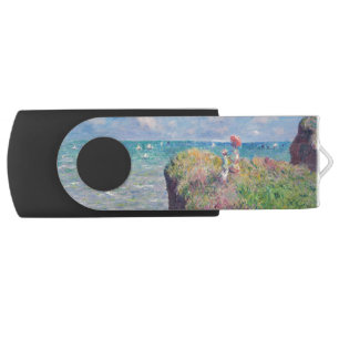 Claude Monet - Cliff Walk at Pourville Flash Drive