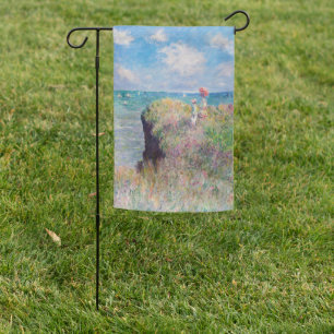 Claude Monet - Cliff Walk at Pourville Garden Flag