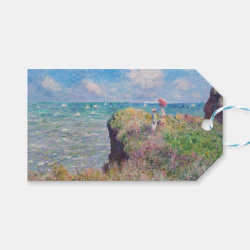 Claude Monet _ Cliff Walk at Pourville Gift Tags