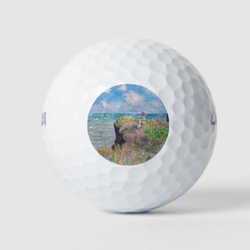 Claude Monet _ Cliff Walk at Pourville Golf Balls