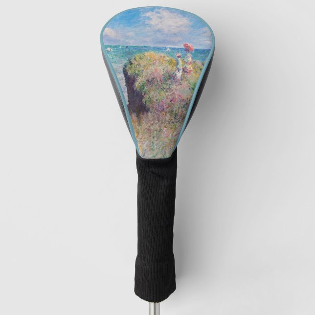 Claude Monet - Cliff Walk at Pourville Golf Head Cover (Front)