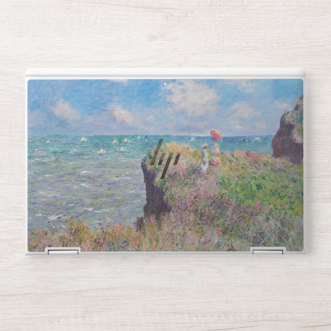 Claude Monet - Cliff Walk at Pourville HP Laptop Skin (Front)