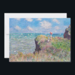 Claude Monet - Cliff Walk at Pourville Invitation<br><div class="desc">Cliff Walk at Pourville / Promenade sur la falaise,  Pourville - Claude Monet,  1882</div>