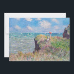 Claude Monet - Cliff Walk at Pourville Invitation<br><div class="desc">Cliff Walk at Pourville / Promenade sur la falaise,  Pourville - Claude Monet,  1882</div>