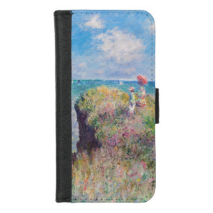 Claude Monet - Cliff Walk at Pourville  iPhone 8/7 Wallet Case