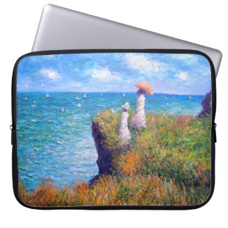 Claude Monet: Cliff Walk at Pourville Laptop Sleeve