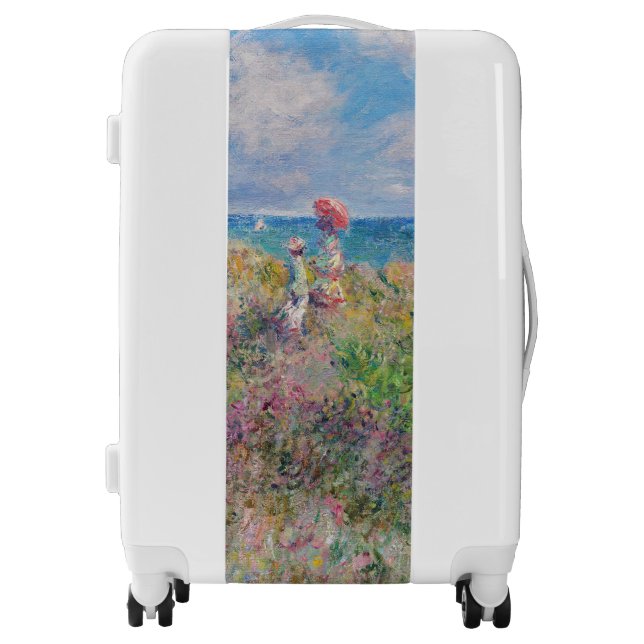 Claude Monet - Cliff Walk at Pourville Luggage (Front)