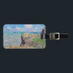 Claude Monet - Cliff Walk at Pourville Luggage Tag<br><div class="desc">Cliff Walk at Pourville / Promenade sur la falaise,  Pourville - Claude Monet,  1882</div>