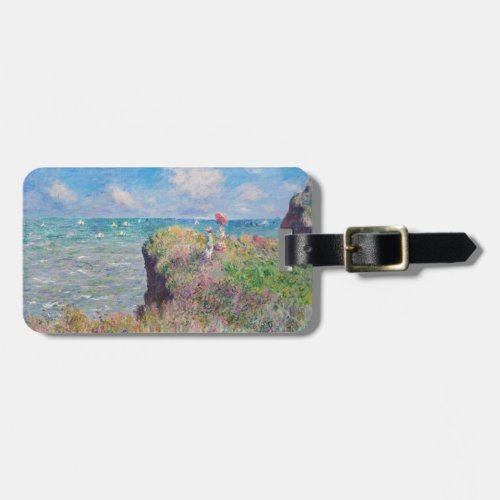 Claude Monet _ Cliff Walk at Pourville Luggage Tag