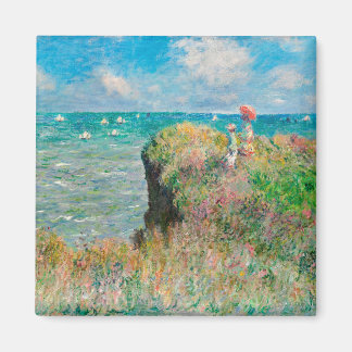 Claude Monet-Cliff Walk at Pourville Magnet