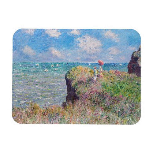 Claude Monet _ Cliff Walk at Pourville Magnet