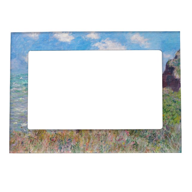 Claude Monet - Cliff Walk at Pourville Magnetic Frame (Front)