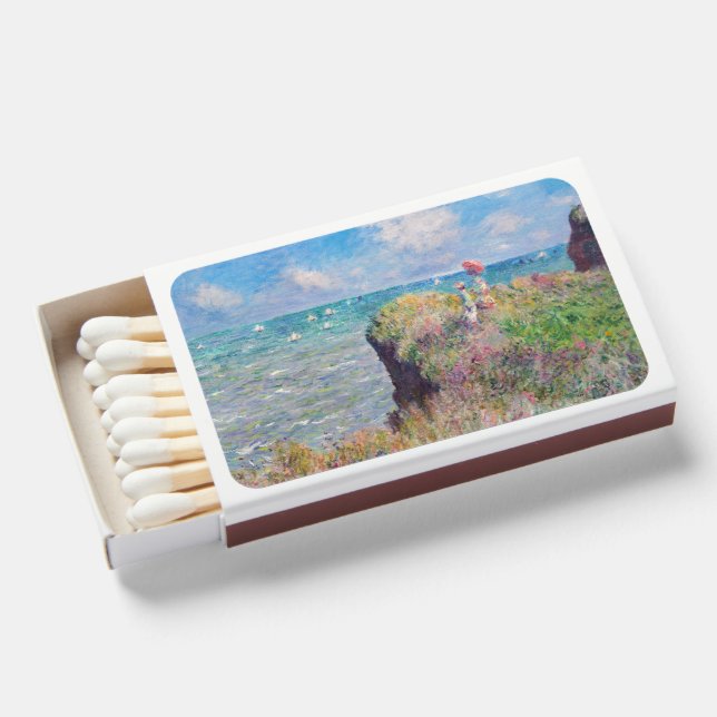 Claude Monet - Cliff Walk at Pourville Matchboxes (Front Open)