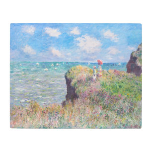 Claude Monet - Cliff Walk at Pourville Metal Print