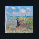 Claude Monet - Cliff Walk at Pourville Notebook<br><div class="desc">Cliff Walk at Pourville / Promenade sur la falaise,  Pourville - Claude Monet,  1882</div>